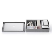 吉川国工業所 タイディアップボックス スターターキット（浅型5点） グレー TDS-01_Gy 1セット