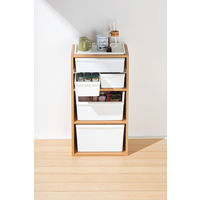 吉川国工業所 コンテナースリム（浅） ホワイト JTR-05_W 1個