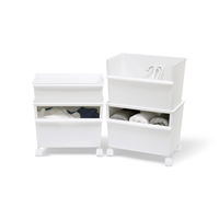 吉川国工業所 コンテナーワイド（深・深）セット ホワイト JTSR-01_W 1セット