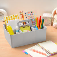 JEJアステージ デスクトート ライトグレー 1個