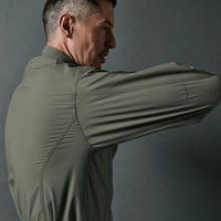 TS DESIGN エコハイブリッドダブルクロスライトシャツ ガンメタル M 4615-95-M 1着（直送品）