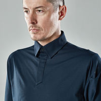 TS DESIGN TSDEOドライロングスリーブポロシャツ ブラック 5L 9075-95-5L 1着（直送品）