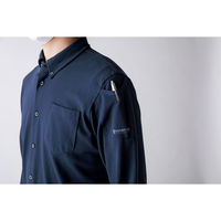 イーブンリバー SOFTDRY ニットシャツ半袖 ネイビー LL NR516-04-LL 1着（直送品）