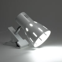LEDクリップライト 昼光色 USBクリップライト ホワイト YAZAWA CLLE06D08WH 1個