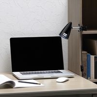 LEDクリップライト 昼光色 ブラック 40lm YAZAWA CLELP01BK 1個