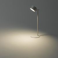 LEDデスクライト 3wayマグネットライト ホワイト 丸タイプ スタンド ウォール 充電式 調光 SDL05W01WH 1個