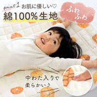 【kerata/ケラッタ】 コットカバー 約60cm×134cm 柄 1枚 ドーナツ