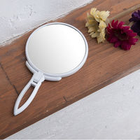 永井興産 手鏡 BALLOON（バルーン） ホワイト 幅120×奥行12×高さ208mm NK-295 1個