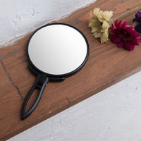 永井興産 手鏡 BALLOON（バルーン） ブラック 幅120×奥行12×高さ208mm NK-295 1セット（1個×2）