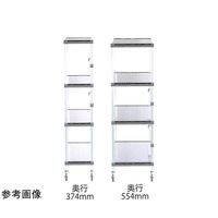 アズワン アルアップシェルフ 1200×374×1200 4段 キャスター付 65-9619-92 1個（直送品）