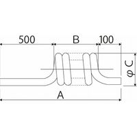 長堀工業 ポリウレタンコイルチューブ|CHタイプ CCH CCH0805ー3ーSB 1個（直送品）
