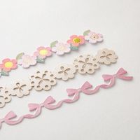 デザインフィル シール ペーパークラフトミュージアム リボン ピンク 82658006 1個