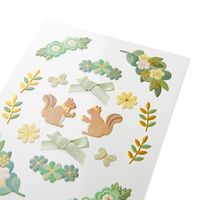 デザインフィル シール ペーパークラフトミュージアム フレーム 緑 82656006 1個