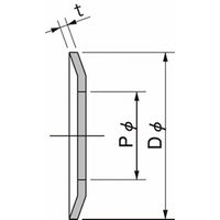 三ツ星ベルト タイミングプーリ MXL形 P120MXL6.4B 1個（直送品）