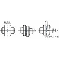 三ツ星ベルト チャンカップリング ノーメックスシリーズ 弾性体 128 1個（直送品）