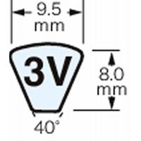 三ツ星ベルト マックスターウェッジベルト 3V形 3V1180 1個（直送品）