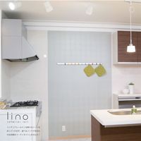 内外 インテリアレール lino リノシルバー 1000mm 12色フック付 LNーRZ1000ーSETー21 CFD516477 1セット（直送品）