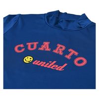 クアトロ ロゴスマイル裏起毛あったかインナー　BLU　M K6017 1点（直送品）