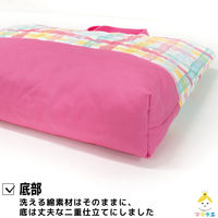 コッカ レッスンバッグ チェック柄（ピンク） CS-1292 1A 1個