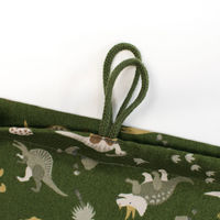 コッカ 巾着 大 恐竜（緑） CS-1282 1A 1個