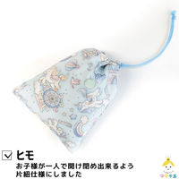 コッカ 巾着 小 ユニコーン（青） CS-1291 1A 1セット（5個）