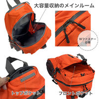 【各10個セット】多機能リュック(ブラック)＋封筒型寝袋(カーキ)＋静音アルミ寝袋  40-45L シュラフ 避難 災害 EVERSAFE（直送品）