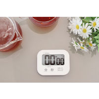ドリテック　防水タイマー　ホワイト　T-626WT　キッチンタイマー　デジタル　1個