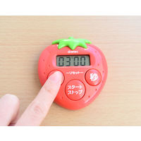 ドリテック　抗菌　いちごタイマー　レッド　T-564RD　キッチンタイマー　デジタル　1個