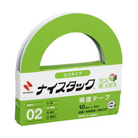 ニチバン 両面テープ ナイスタック エコタイプ 幅10mm×20m NWBB-10ECO ブンボックス 1セット（10箱：120巻）