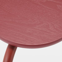 無印良品 スチールパイプスタッキングスツール エンジ 幅28.5×奥行28.5×高さ45cm 1セット（1脚×5） 良品計画