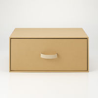 無印良品 ダンボール衣装ケース 引出式 ベージュ 奥行44cmタイプ 1セット（1個×5） 良品計画