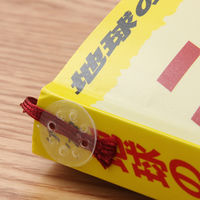 無印良品 しおりシール5本組 赤・黄・青・グレー・グリーン 1セット（1袋（5本組）×3） 良品計画