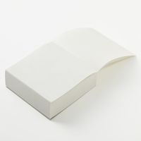 無印良品 ブロックメモ 無地 約100×100mm 400枚 1セット（1冊（400枚）×3） 良品計画