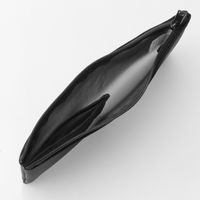 無印良品 ナイロンメッシュペンケース ポケット付き 約8×17cm 黒 良品計画