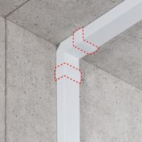 サンワサプライ 配線ダクト(連結カバー・ホワイト) CA-KK60J 1個（直送品）