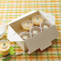 cotta 77707ケーキ箱手提サービスNC5×7 4580414582881 1セット(25枚入×16束 合計400枚)（直送品）