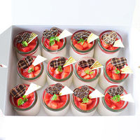 cotta 77708ケーキ箱手提サービスNC6×8 4580414582898 1セット(25枚入×12束 合計300枚)（直送品）