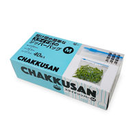 ケミカルジャパン CZSMー40 スライドジッパー食品保存袋M40枚 4991437402245 1セット(1個入×45束 合計45個)（直送品）