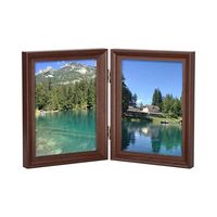 ハクバ写真産業 フォトフレーム テリア3 2Lサイズ 2面(タテ・タテ) ブラウン FWTR3-BR2L2T 1個 62-9752-52（直送品）