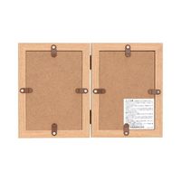 ハクバ写真産業 フォトフレーム テリア3 Lサイズ 2面(タテ・タテ) ナチュラル FWTR3-NTL2T 1個 62-9752-59（直送品）