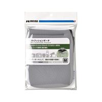 ハクバ写真産業 ソフトクッションポーチ M グレー KCS-36M 1個 62-9764-20（直送品）