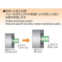 北川鉄工所 高精度大貫通穴径中空パワーチャック BR06 1PC（直送品）