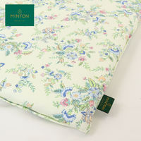 川島織物セルコン MINTON シートクッション LN1224 46×46cm ブルー LN1224_08B 1枚（直送品）