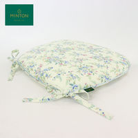 川島織物セルコン MINTON シートクッション LN1224 45×43cm ブルー LN1224_98B 1枚（直送品）