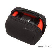 ハクバ写真産業 ルフトデザイン スリムフィット レンズポーチ 90ー110 ブラック KLP-LS9011BK 1個 62-9754-66（直送品）