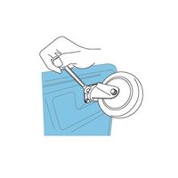 ユーエイ SJーS型キャスター 自在車プレート式(ストッパー付) SJ-125WES 1個 62-9790-74（直送品）