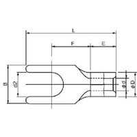 ニチフ端子工業 ニチフ 裸圧着端子 Y形先開形 1.25Yー3.5(3000PCS) 1個(3000個)（直送品）