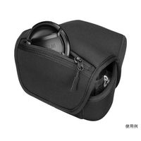 ハクバ写真産業 ルフトデザイン スリムフィット カメラジャケット Lー90 ブラック DCS-03L90BK 1個 62-9753-80（直送品）