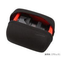 ハクバ写真産業 ルフトデザイン スリムフィット レンズポーチ 110ー150 ブラック KLP-LS1115BK 1個 62-9754-62（直送品）