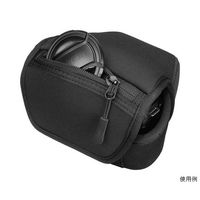 ハクバ写真産業 ルフトデザイン スリムフィット カメラジャケット Sー60 ブラック DCS-03S60BK 1個 62-9753-85（直送品）